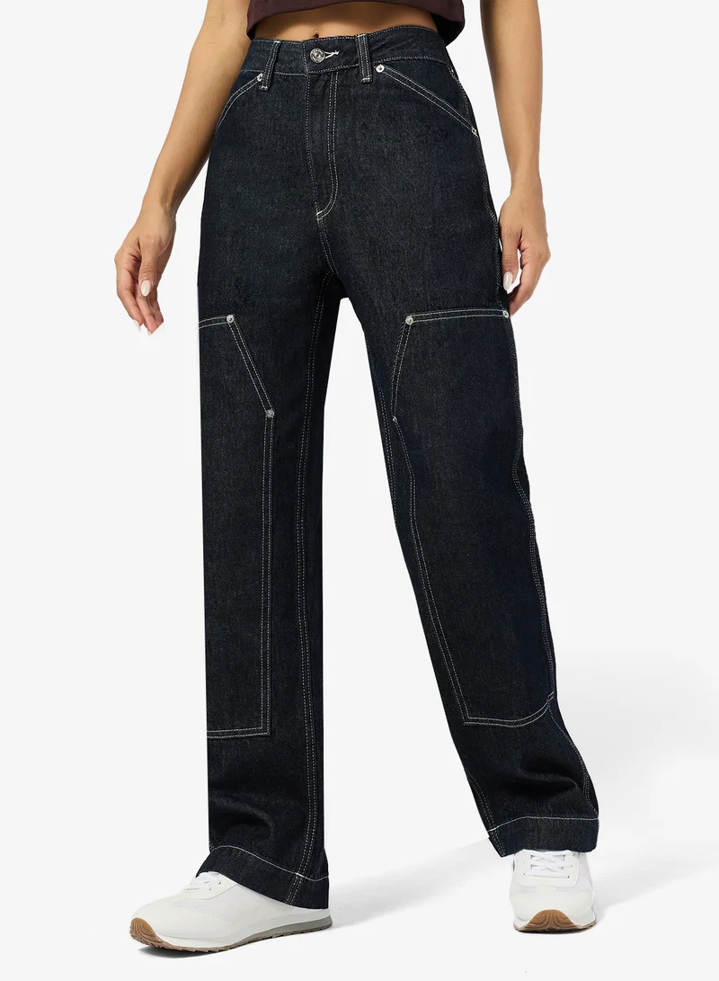 Casual Straight Fit Jeans
